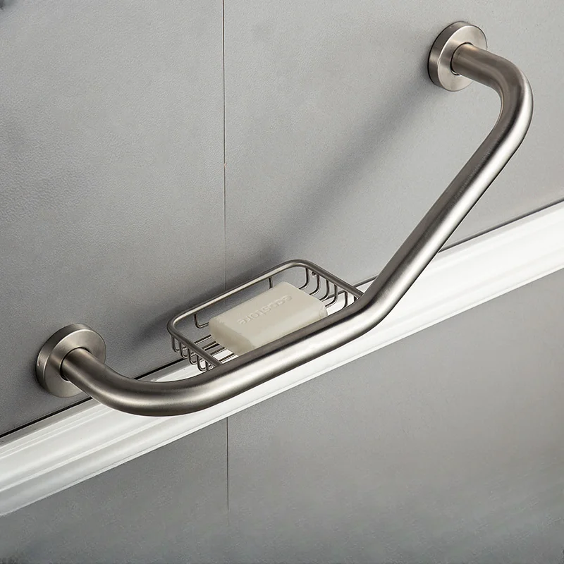 

Toilet Towel Hanger Bathroom Handle Stainless Steel Safety Shower Bathroom Handle Grab Bar Handrail Caja Fuerte Home Accessories