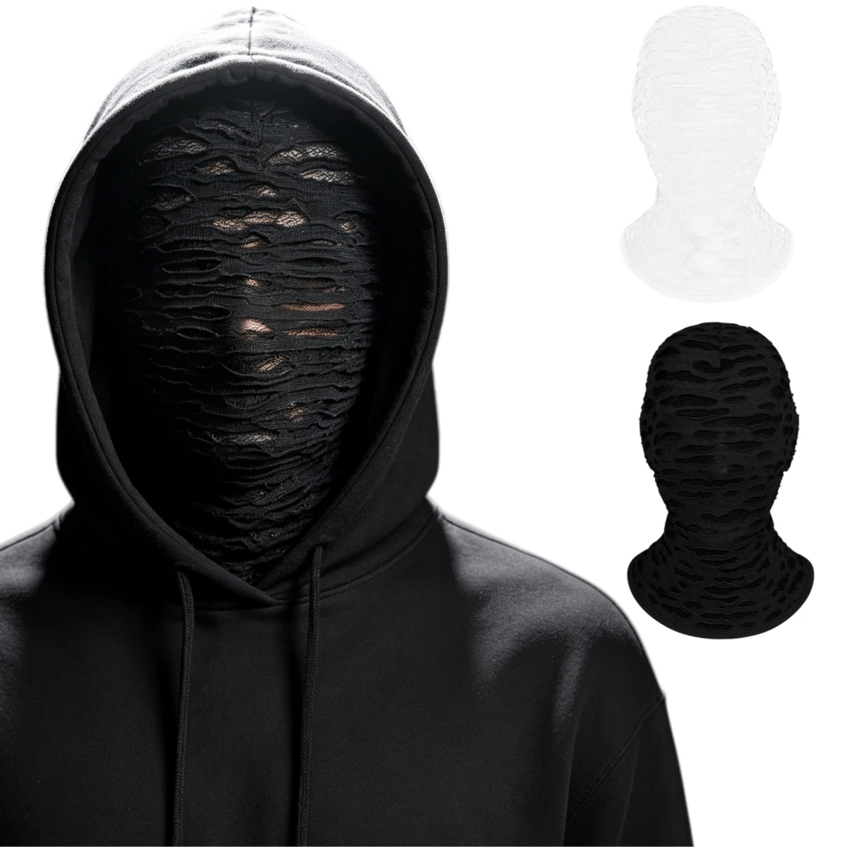 Women and Men Cosplay Black No Hole Spandex Head Cover Hat Simulate CS Balaclava Cap Sun Uv Protection Bike Motorcycle Ski Mask
