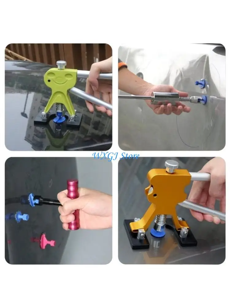 

37JE 5/12Pcs Glues Pulling Tabs Car Body Dent Removal Pulling Tabs Paint Dent Repair Tool Glues Pullers Tabs