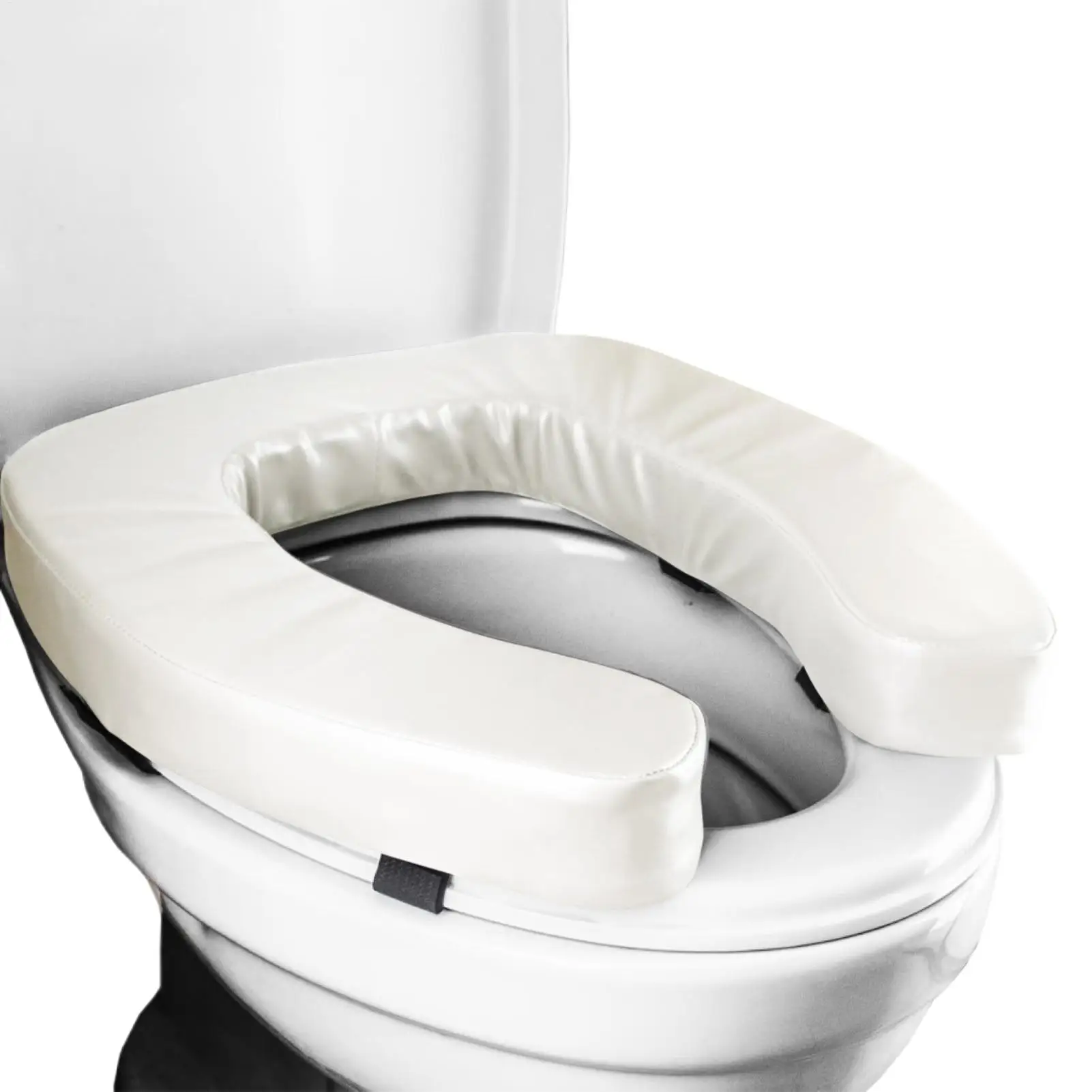 Toilet Seat Riser Ergonomic Portable Assistance 5cm Height Non Slip Padded Seat Toilet Lift Assist For Elderly Disabled Pregnant