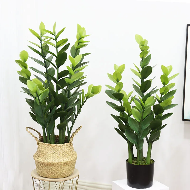 

Artifical Green Plants 75 To 90CM Money Tree Pot Indoor Living Room Desktop Decoration Fake Plant Decoration Small Bonsai