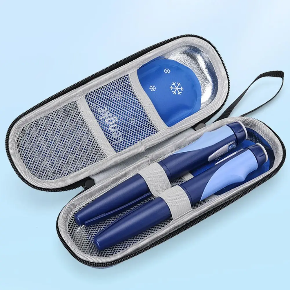 Portable Insulin Cooling Bag Thermal Insulated Pill Protector without Gel Oxford Diabetic Pocket  Medicla Cooler Home Travel