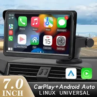 CarPlay Android Auto Car Radio Multimedia Video Player 7 inch Portable Touch Screen With USB AUX For Rear View Camera