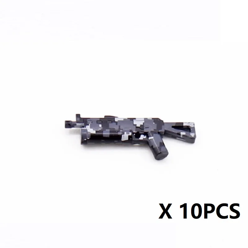 MOC Amerykańskie Wojskowe Kamuflażowe Broń Figurki Żołnierzy Akcesoria Bronie Klocki Zestaw Model Broń Zabawki dla Dzieci