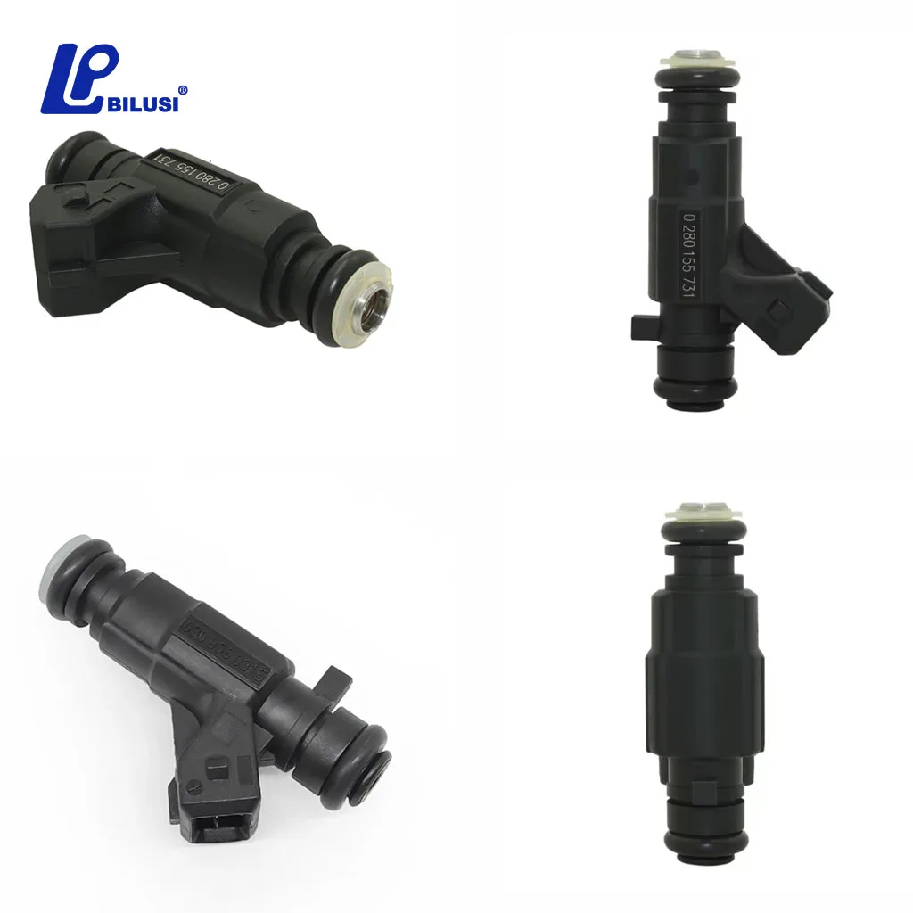 BILUSI 4-Piece Fuel Injector Set - Fits VW Golf, Polo, Vento, Chevrolet Camaro, Buick Compatible with  0280155731 030906031E