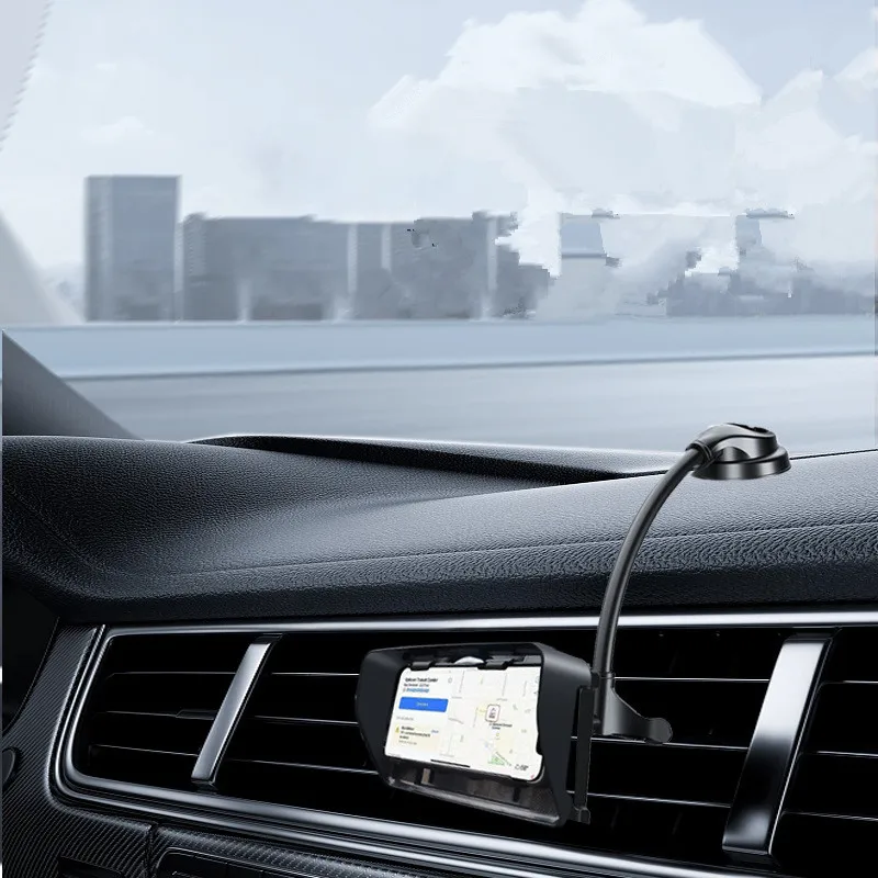 

IN Car Suction Cup Car Dashboard Mount Auto Light blocking phone holder Clip Mount Stand Bracket For Samsung Huawei Xiaomi