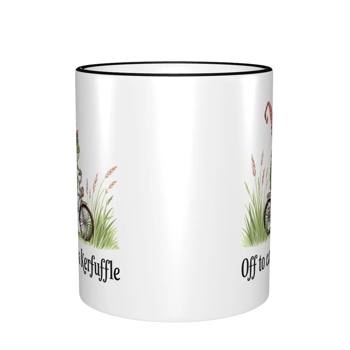 Frog Meme Off To Cause A Kerfuffle Mug Funny Coffee Cup Gift For Woman Man