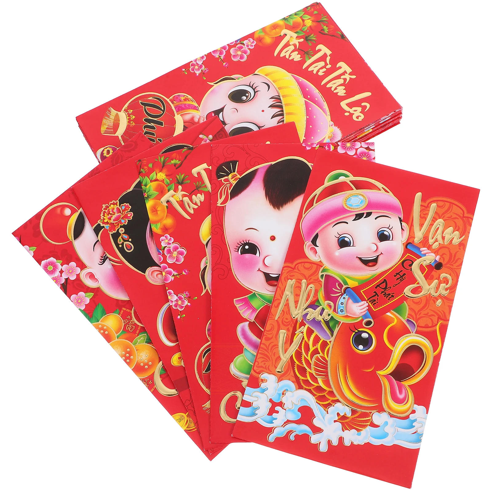 

Money Pouches for New Year Red Envelope 2025 Packet Chinese Lunar Cute Baby Color