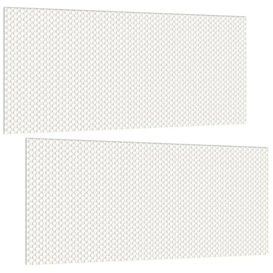 

Pack Replacement Fluorescent Light Covers.5 x 4.5 Inch Clear Acrylic Ceiling Lighting Panel Flat Sheet for Overhead Fixtures