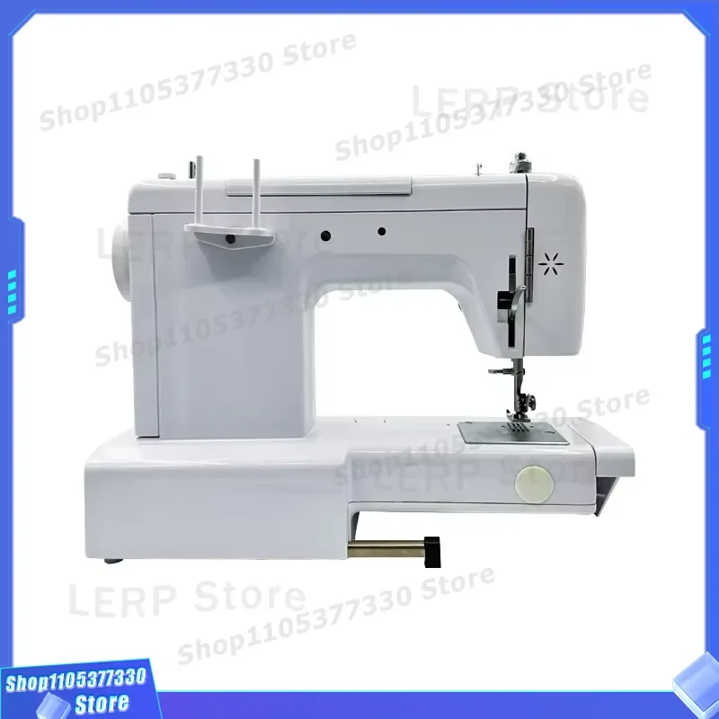 Portable Mini Sewing Machine for Beginners Household Handheld Stitcher Tool for Fabric Clothing Repair Small DIY Crafts Home
