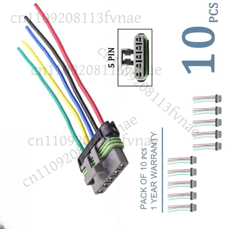 

5Pin For High Power Fan Resistor Wire Harness Connector Plug For Chevy Trax 99595KW 95018066 52429971 94560526 15369330 15-8966