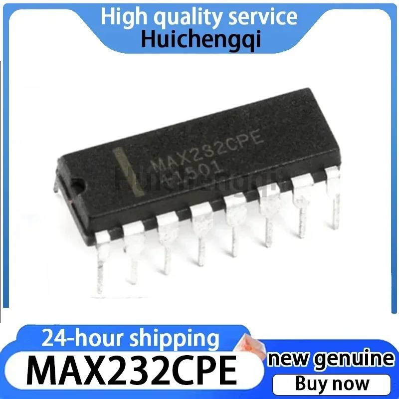 10PCS MAX232CPE MAX232 Direct Plug DIP16 New Dual Transceiver RS232 Line Driver/Receiver