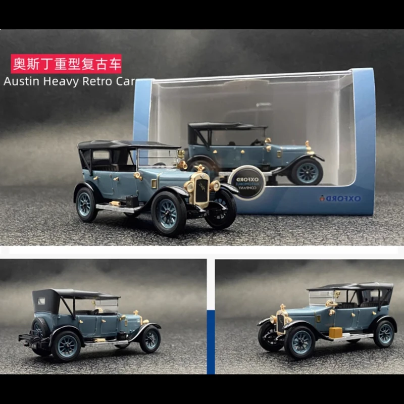 

OXFORD 1:43 Retro Austin's Vintage Car Alloy Car Model Static Collection Decorated Holiday Toy