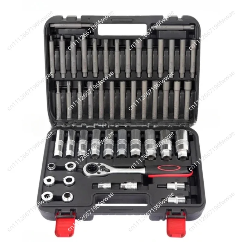 50 Pieces Shock Absorber Strut Nut Removal Tool Bushing Set Special Car Strut Tower Top Nut Remove Install Tool Sleeve