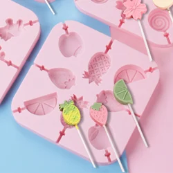 Sugar Mold Lollipop Baking Cake Mold Baking Tools Durable Flexible Easy Release Food Mould Gifts For Your Family Or Friends