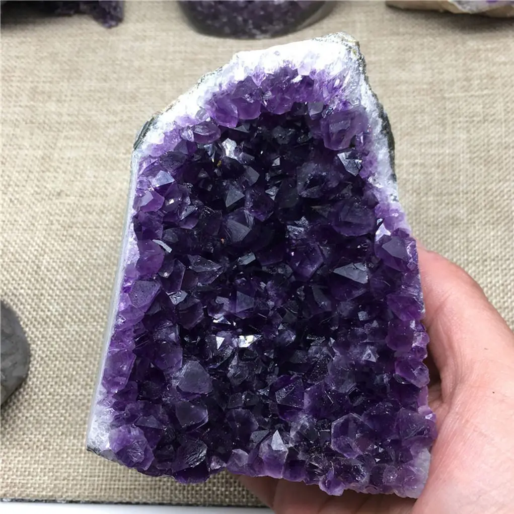 Natural Uruguay  Dream Amethyst Quartz Crystal Cluster Specimen Healing Gemstones  Wiccan Supplies