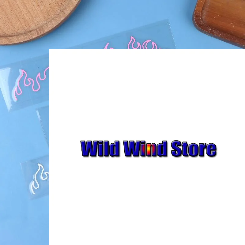 

1PCS Flame Decal Sticker For Car, Laptop, Dashboard, Mirror - Gift, Mirror Decoration | Vibrant Flame Design