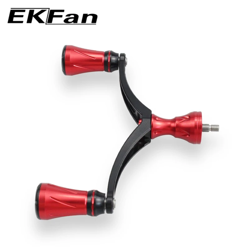 EKfan 115MM Aluminum Alloy Fishing Reel Double Handle Suit For SHI Reel Add Alloy Knobs Tackle Accessory