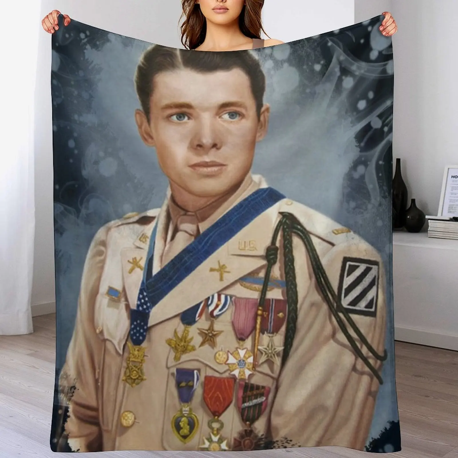 audie murphy Throw Blanket For Baby Kid'S Blankets