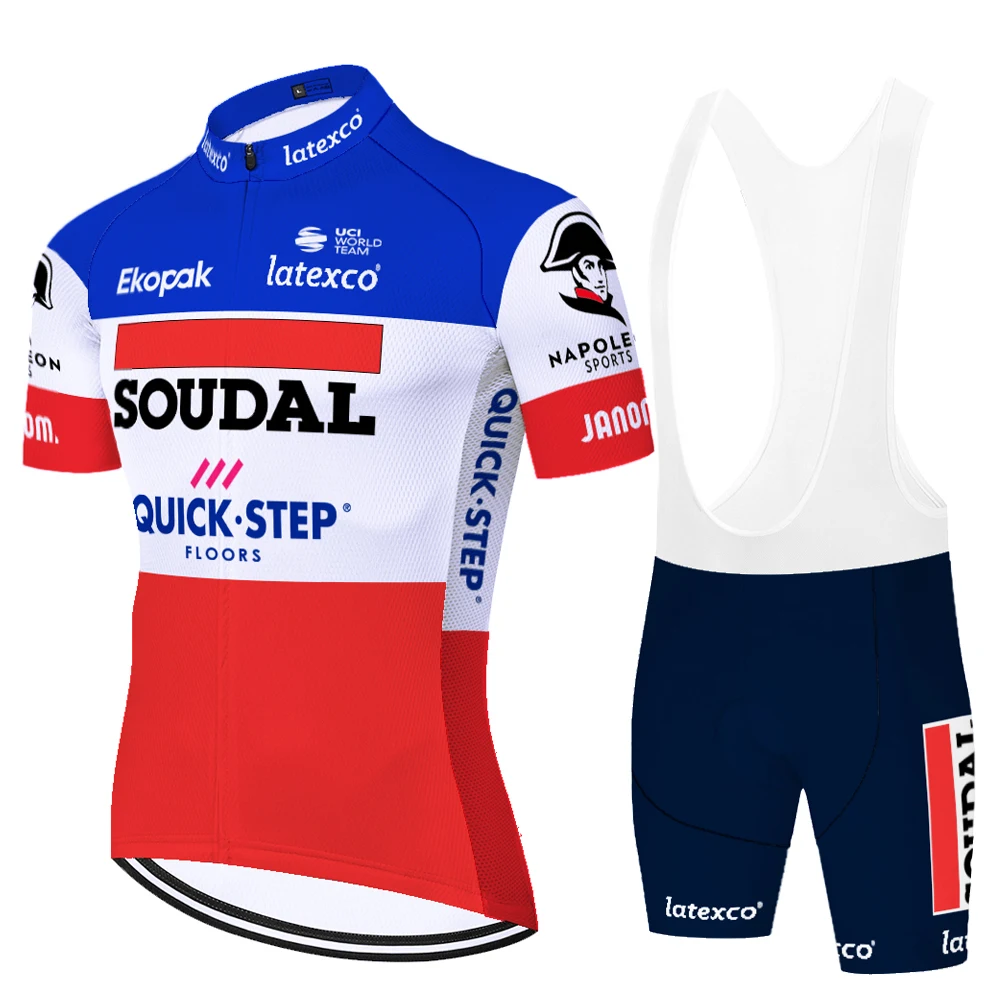 2026 quick step Cycling jersey suit bike jerseys Cycle clothes Breathable mtb bycicle cycling bib shorts Set maillot ciclismo
