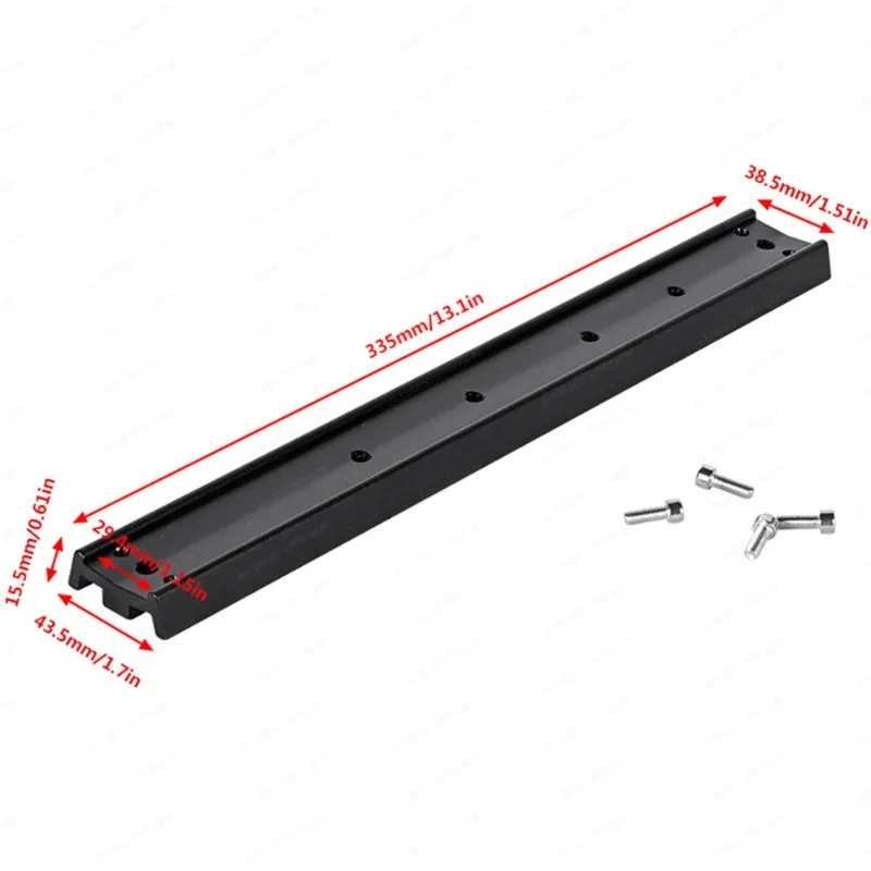 

Astronomical Telescope Accessories High Quality Vixen Dovetail Plate 8 Inch Black Mounting Plate Clamp Finder Pedestal