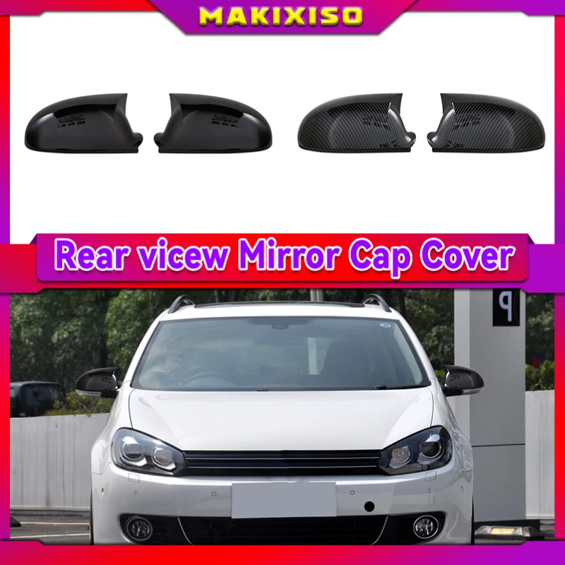 

2 штуки для VW Golf MK5 GTI Jetta 5 Passat B6 B5.5, накладки на боковые зеркала для VW Sharan Golf 5 6Plus Variant EOS