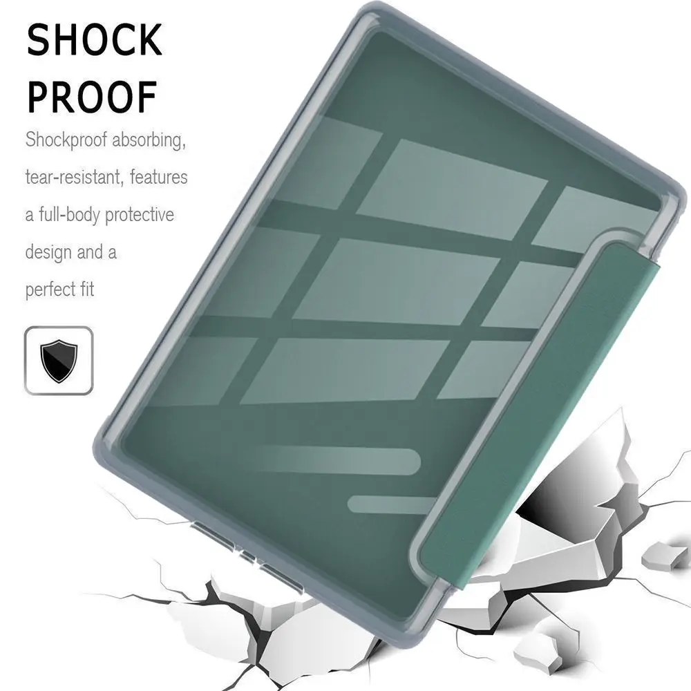 Auto Sleep/Wake e-Reader Case 7 inch Acrylic N428 Folio Cover Anti Scratch Shockproof Smart Funda for KOBO Libra Colour/Libra 2