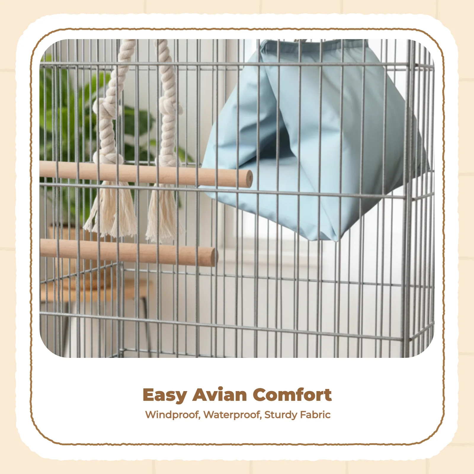 

Лежанка для попугаев, моющаяся, теплая, для использования в помещении