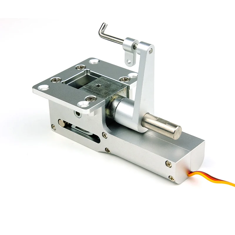 Tren de aterrizaje con eje extraíble para avión teledirigido, caja de Metal completa retráctil, e-retract gigante de aluminio, Servoless