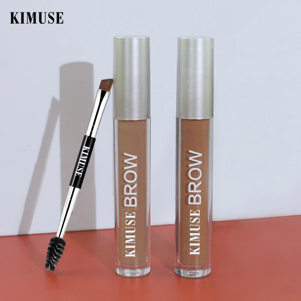 Eyebrow Gel Cream Pencil Brow Henna Tattoo Waterproof Eyebrow Pencil with Brush Smudge-proof Cosmetic Eyebrow Enhancer