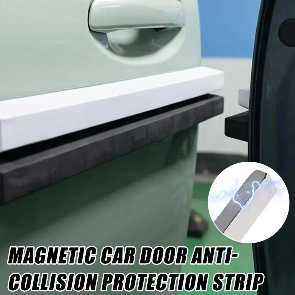 Magnetic Adhesive Door Edge Guard Anti-Collision Bump Prevention Door Buffer Strip EVA Bumper Protection Strip For Most Cars