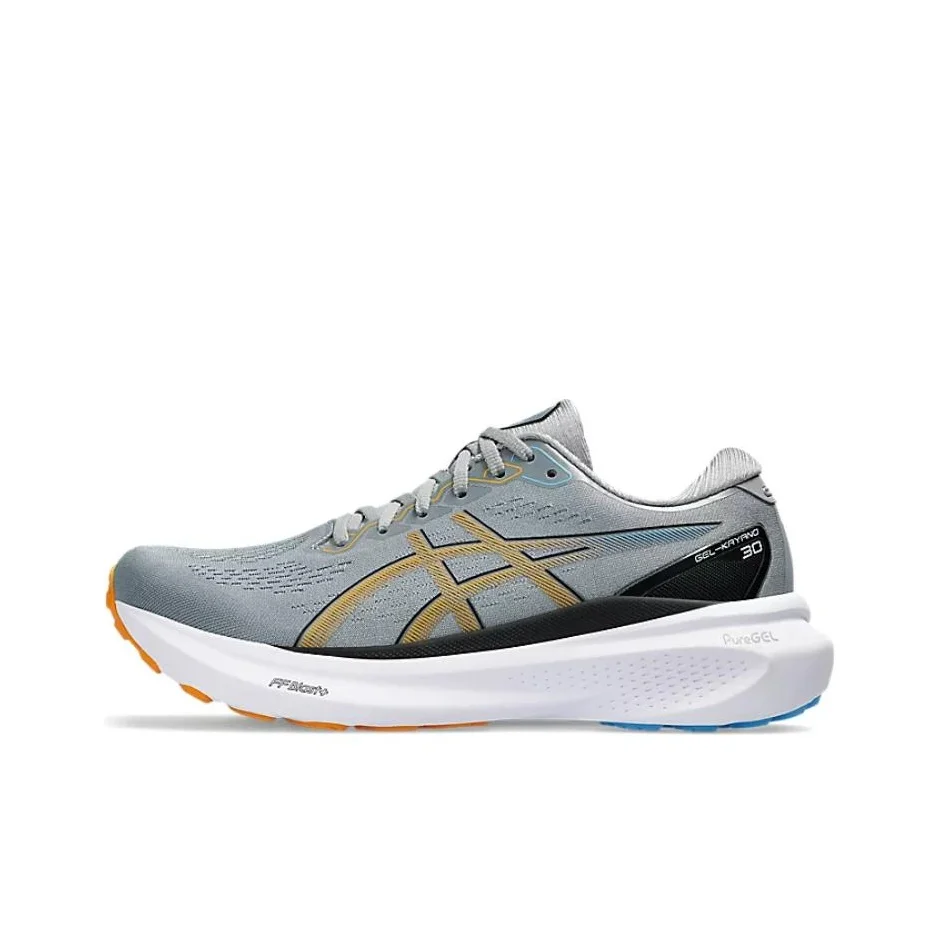ASICS Gel Kayano 30 Abrasion Resistant Breathable Low top Physical Fitness Test & Exam Running Shoes Men's Gray 1011B548-021