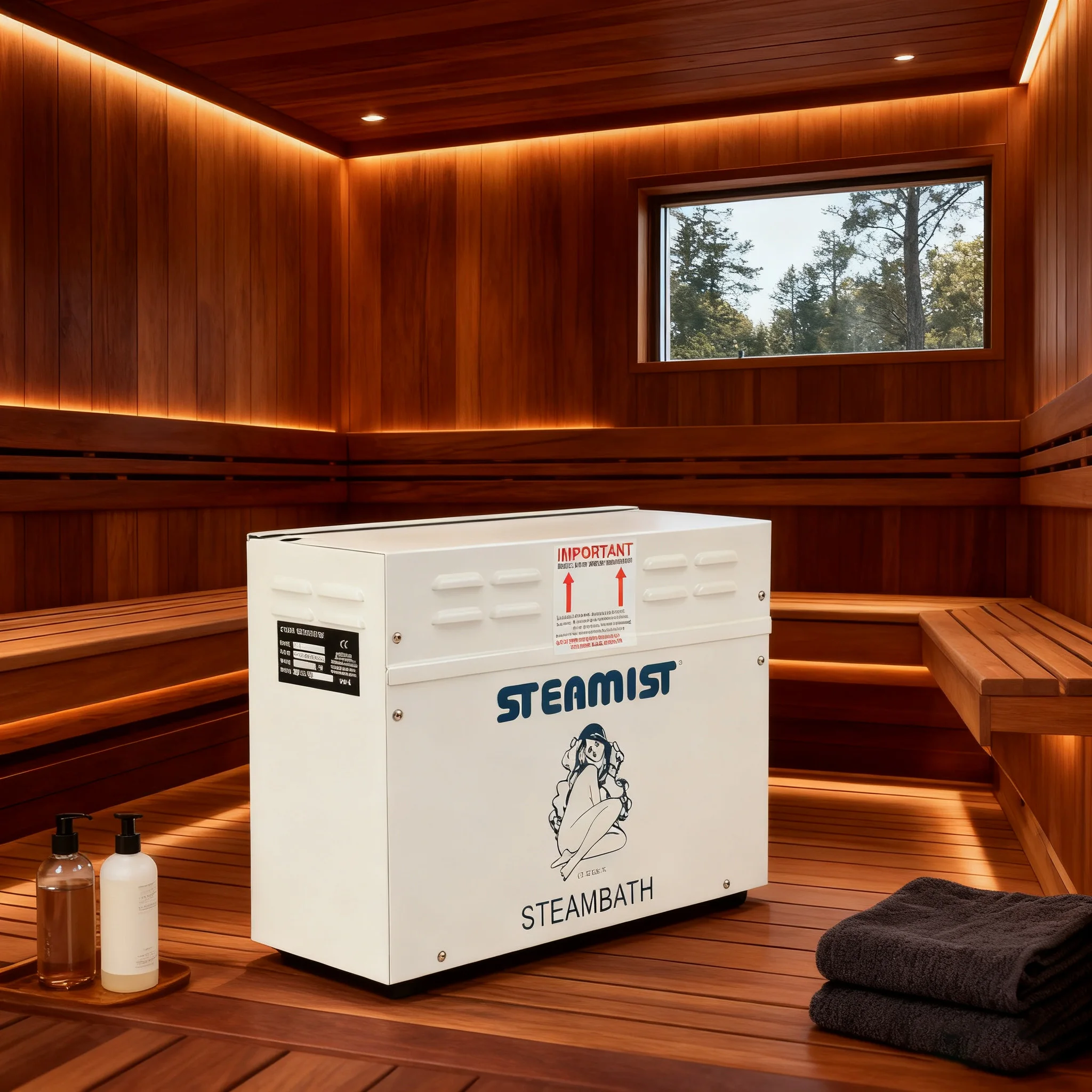 High Quality Stainless Steel Steam Machine Sauna 4-15 KW Fast Heating Bath Generator Steam Generator