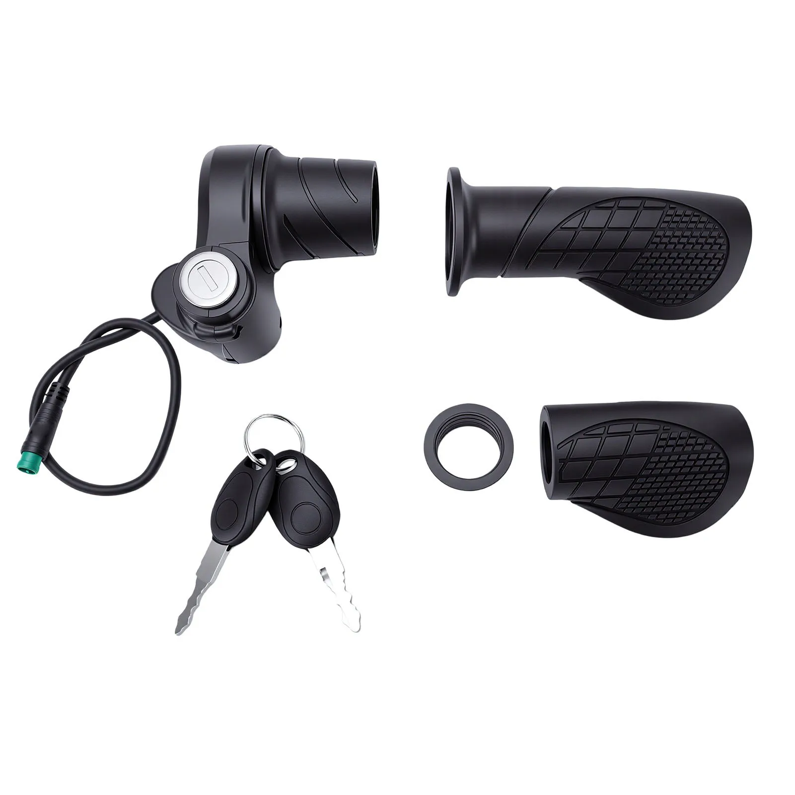 Draaigashendel voor elektrische scooter, halfdraaihendel met 5-pins waterdichte connector