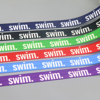 DHK 5/8'' 50yards Swim Sport Printed Fold Elastic FOE Stretch Ribbon Accessories Craft DIY Sewing S2162