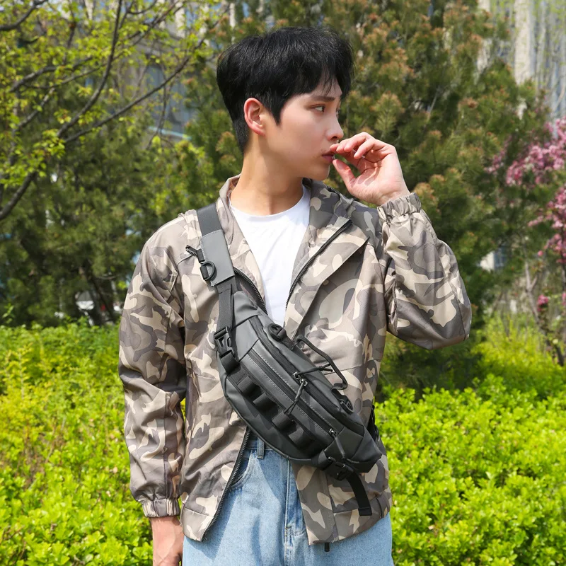 

New Luya Waist Bag Waterproof Men and Women Outdoor Sports Waist Bag Fashionable Running Fitness Cross Bag Backpack