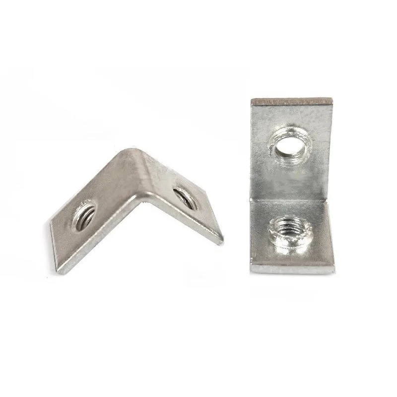 20PCS L-shaped Speaker Amplifier PCB Board Fixing Bracket Iron Bracket Computer Heat Sink Audio Radiator Hardware Stamping Parts