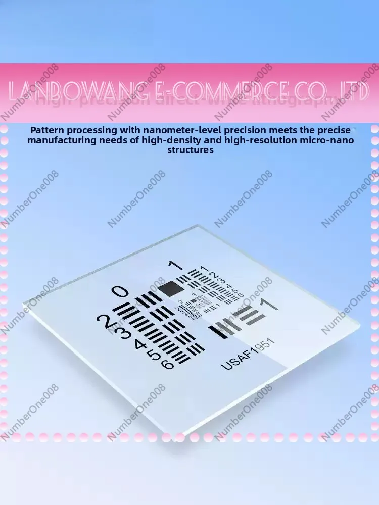 Glass Resolution Test Board Usaf 1951 Space Limit Resolution Test Card 0-9 Sets of Positive and Negative Cards