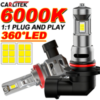 30000LM Canbus H8 H9 H11 LED Headlights 9005 HB3 9006 HB4 Led Lamp 7035 CSP Car Headlight Bulbs 40W Turbo Fan 6500K 12V Wireless