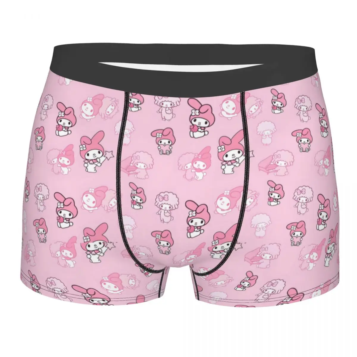 

Нижнее белье Melody на заказ, мужские эластичные классические трусы-боксеры с героями мультфильмов аниме, шорты, мягкие трусы для Homme