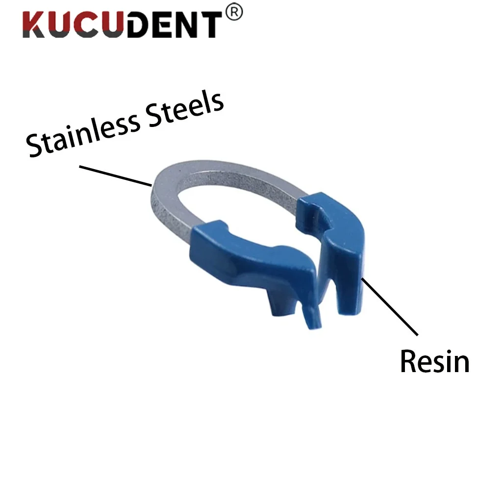 Tandheelkundige Sectionele Matrix Band Sectionele Voorgevormde Metalen Matrix Systeem Universele Smalle Nikkel Titanium Klemring Tandarts Tool