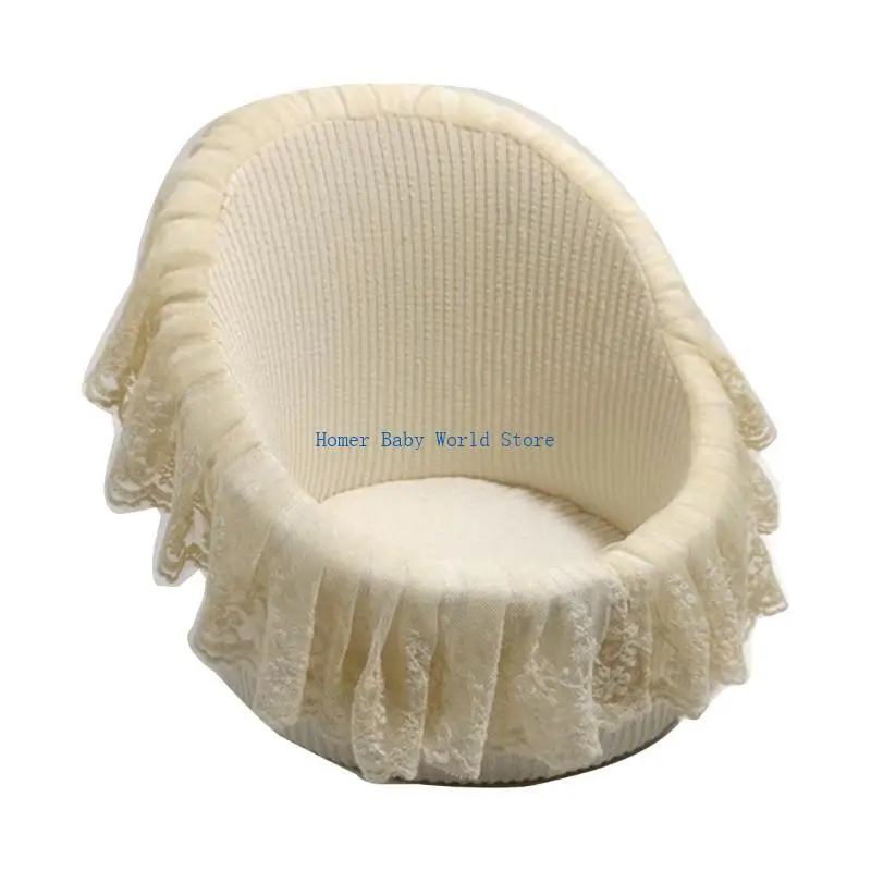 B2QD الوليد صور الدعائم الدانتيل أريكة صورة خلفية الانتحال الأثاث الرضع دش هدية #4