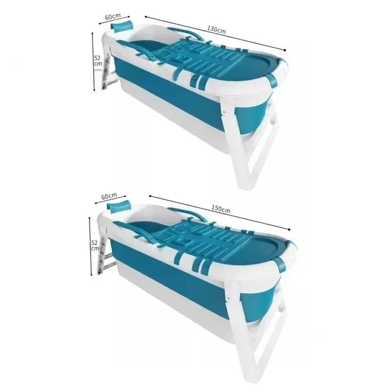 Modern Folding Portable Bathtubs Home Ice Bath Swimming Pool Adult Simple Indoor Hot Tub Plastic Large Full Body Bathtub