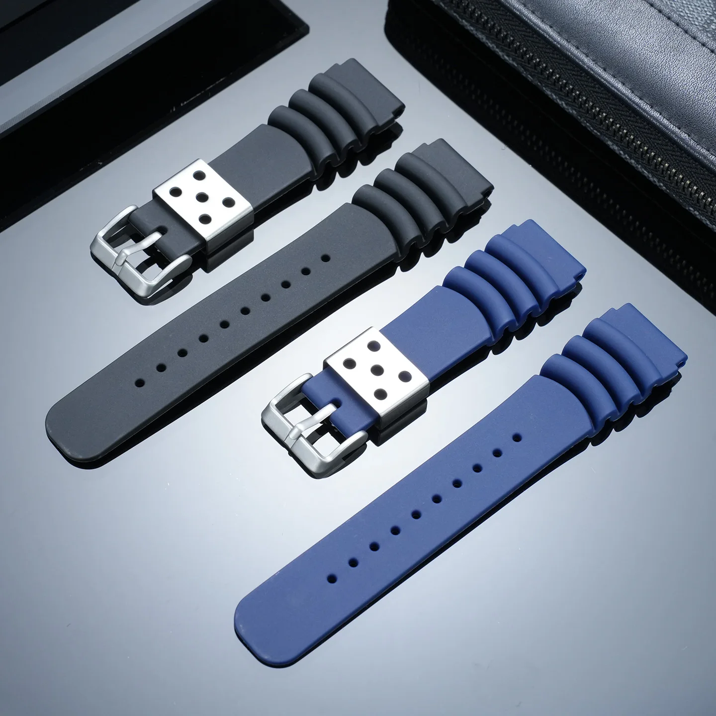 20/22mm Silicone Dive Watch Strap For Seiko 5 SKX007 Turtle Samurai Casio swordfish Waterproof WatchBand Replacement Accessories