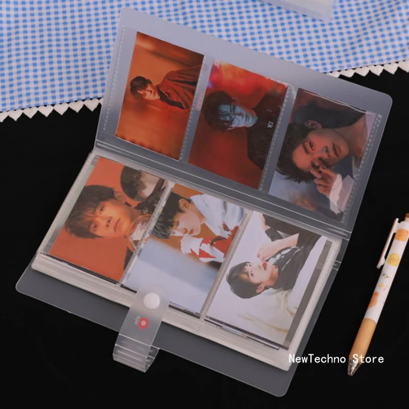 Portable Ticket Card Book Organizer 84/120/240Slots Cards Holder Large Capacity Collection Album Binder Photocards Storage Book