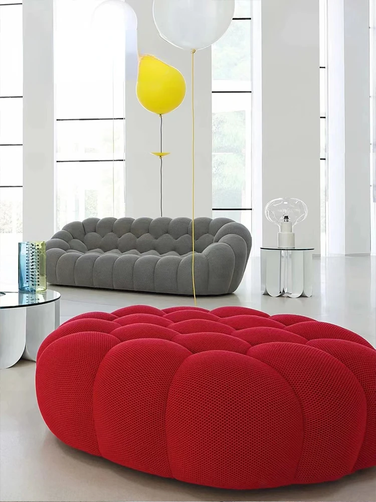 Bubble Shaped Cotton Sofa Internet Celebrity Designer Fabric Modern Minimalist Lazy Art