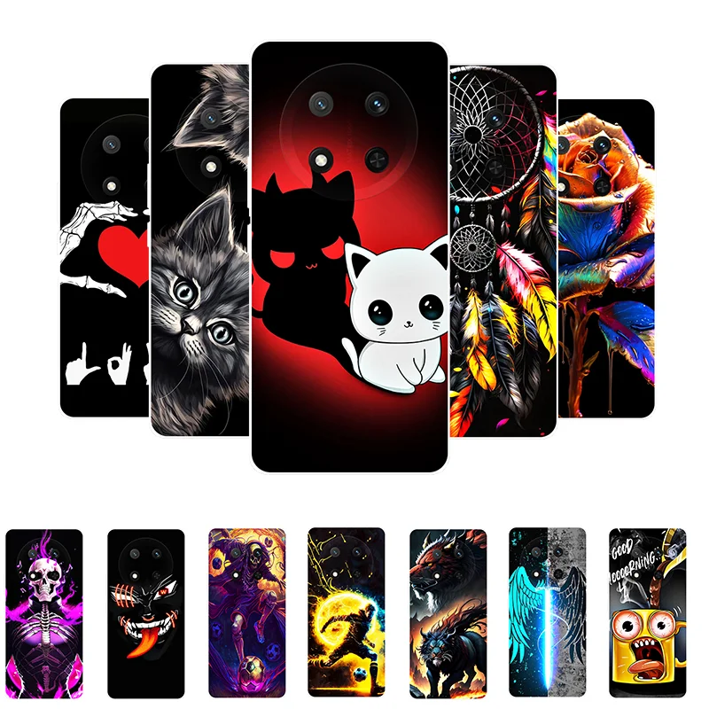 

For Honor Magic 7 Lite Case Funny Cute Soft Silicone Shockproof Back Case for Honor Magic7 Lite 5G TPU Cover Magic 7Lite Fundas