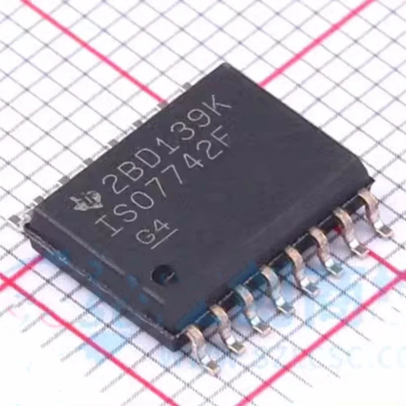 10Pcs/Lot 	ISO7742FDW	 Help PCBA Complete BOM And Material List