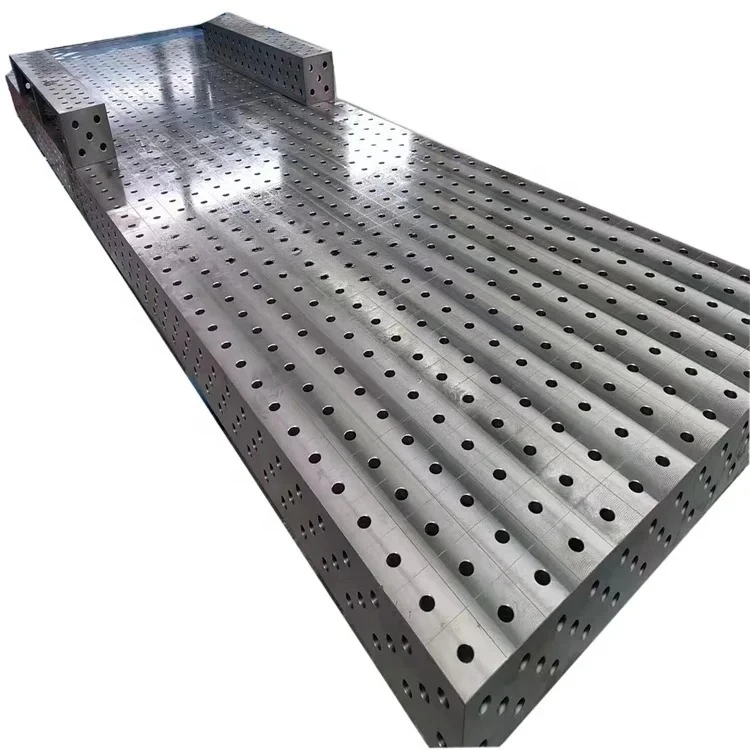 

Black Oxide Finish Cast Iron Welding Table Clamps System Tooling 3D Welding Soldering Station Table