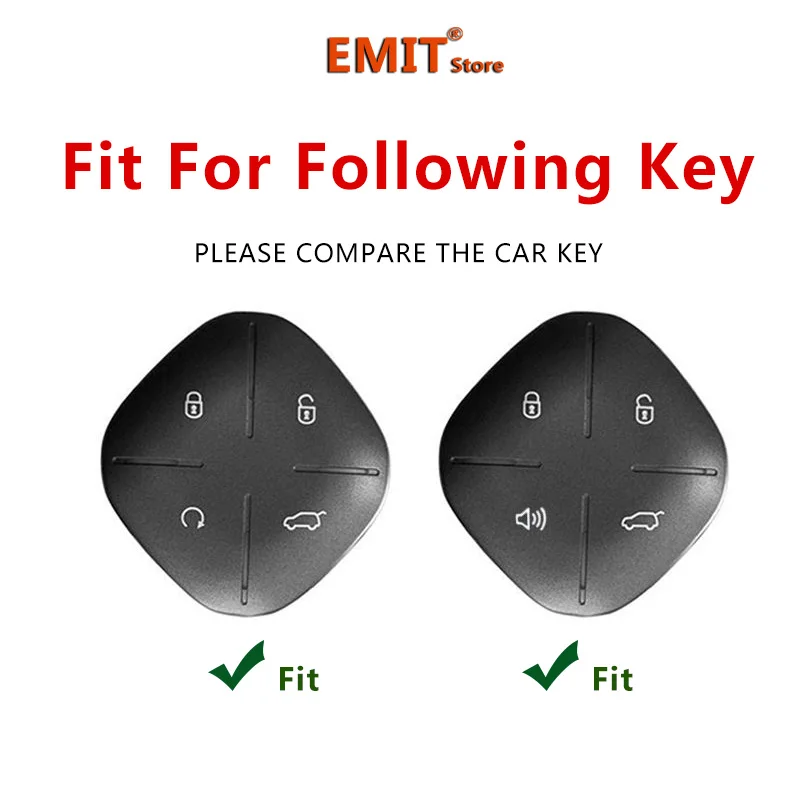 for Chery Jetour Dashing I-DM IDM X-1 Plus Pro Zinc Alloy Key Case Key Full Cover Fob Protection Shell Buckle Car Accessories